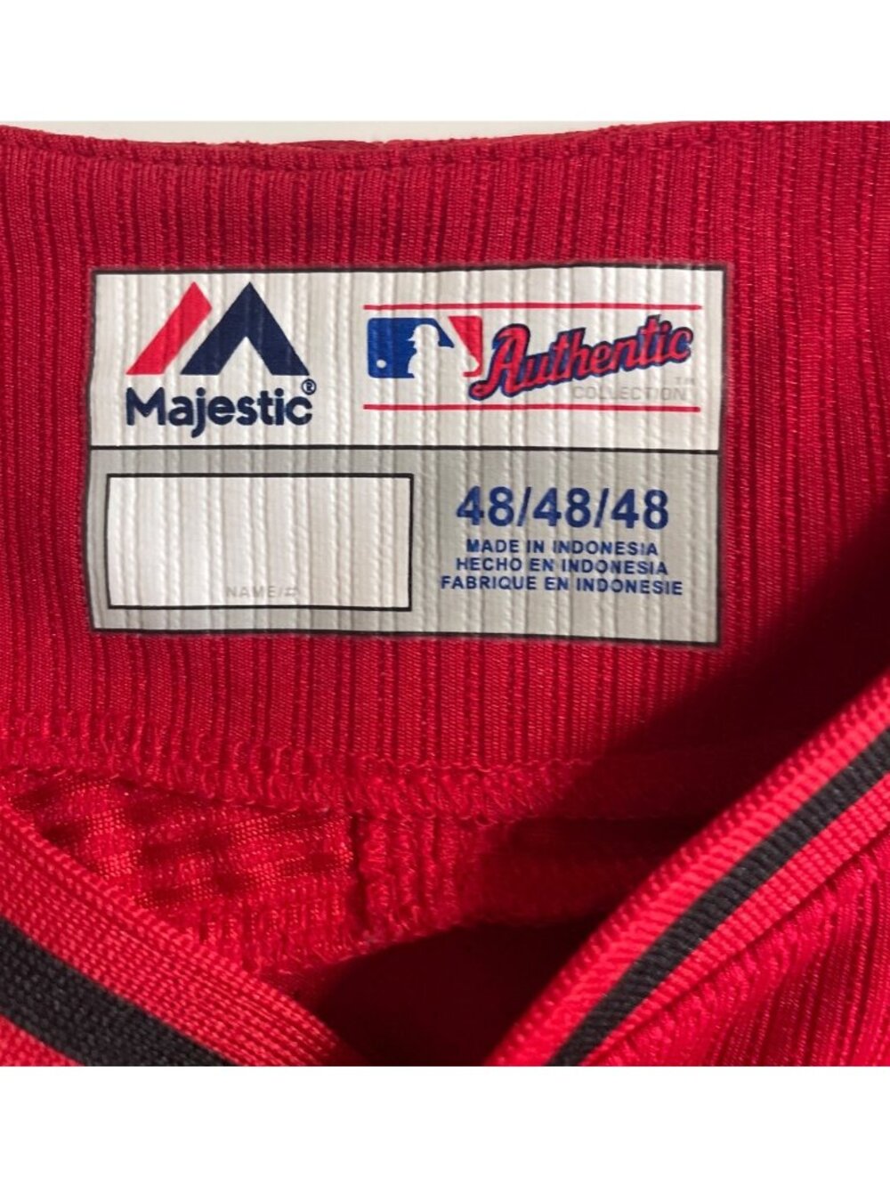 Majestic Cincinnati Reds Baseball Jersey Mens Size 48 Red MLB Replica 2014 - Picture 7 of 9